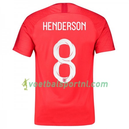 Engeland Henderson 8 Uit Shirt WK voetbal 2018